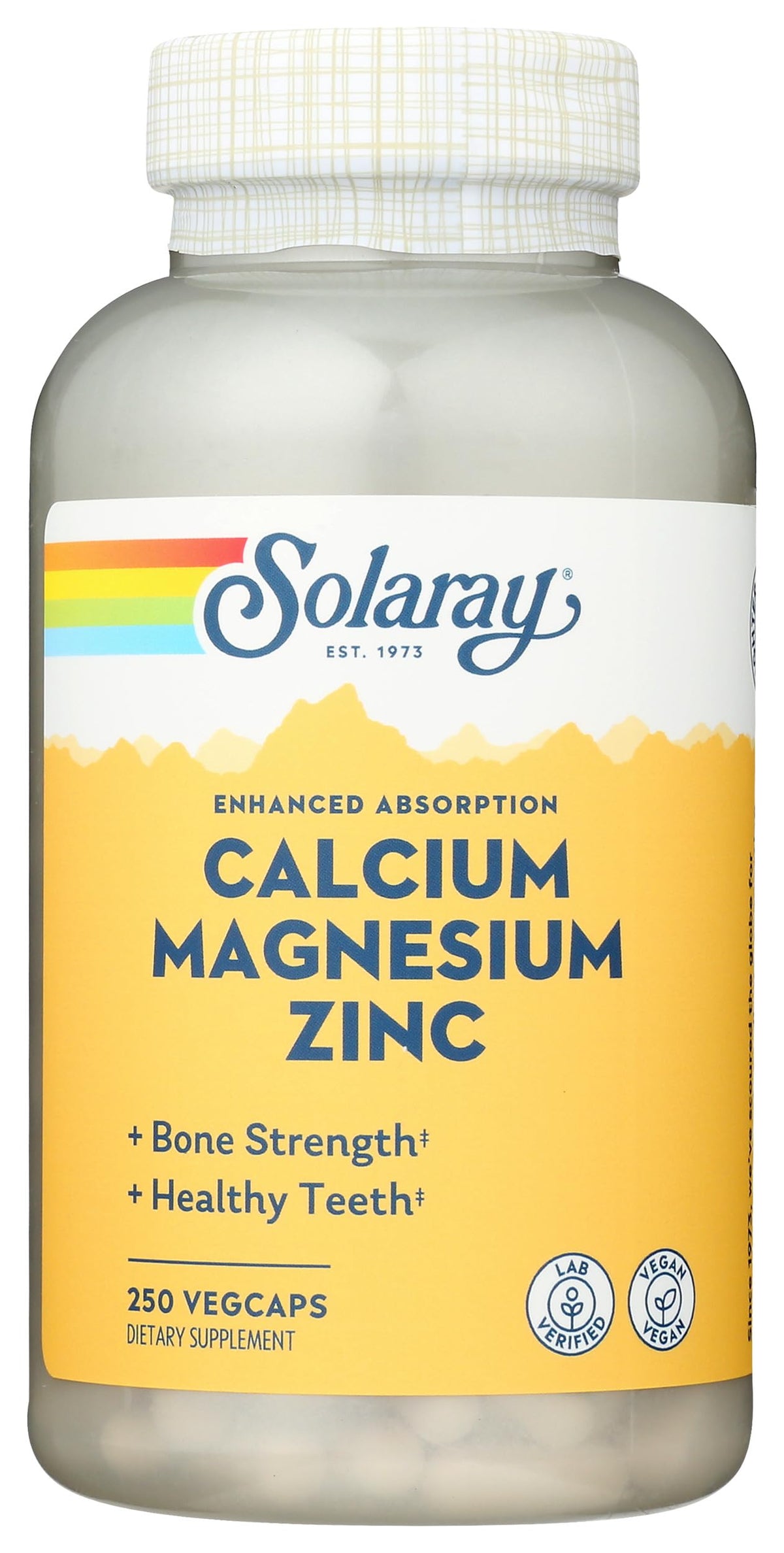Calcium Magnesium Zinc Capsules 250 Count F898