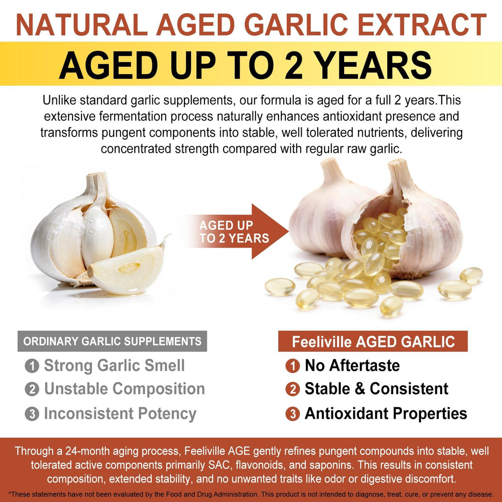 Aged Garlic Extract Capsules 15:1 Concentrated Formula 2 Pack I564