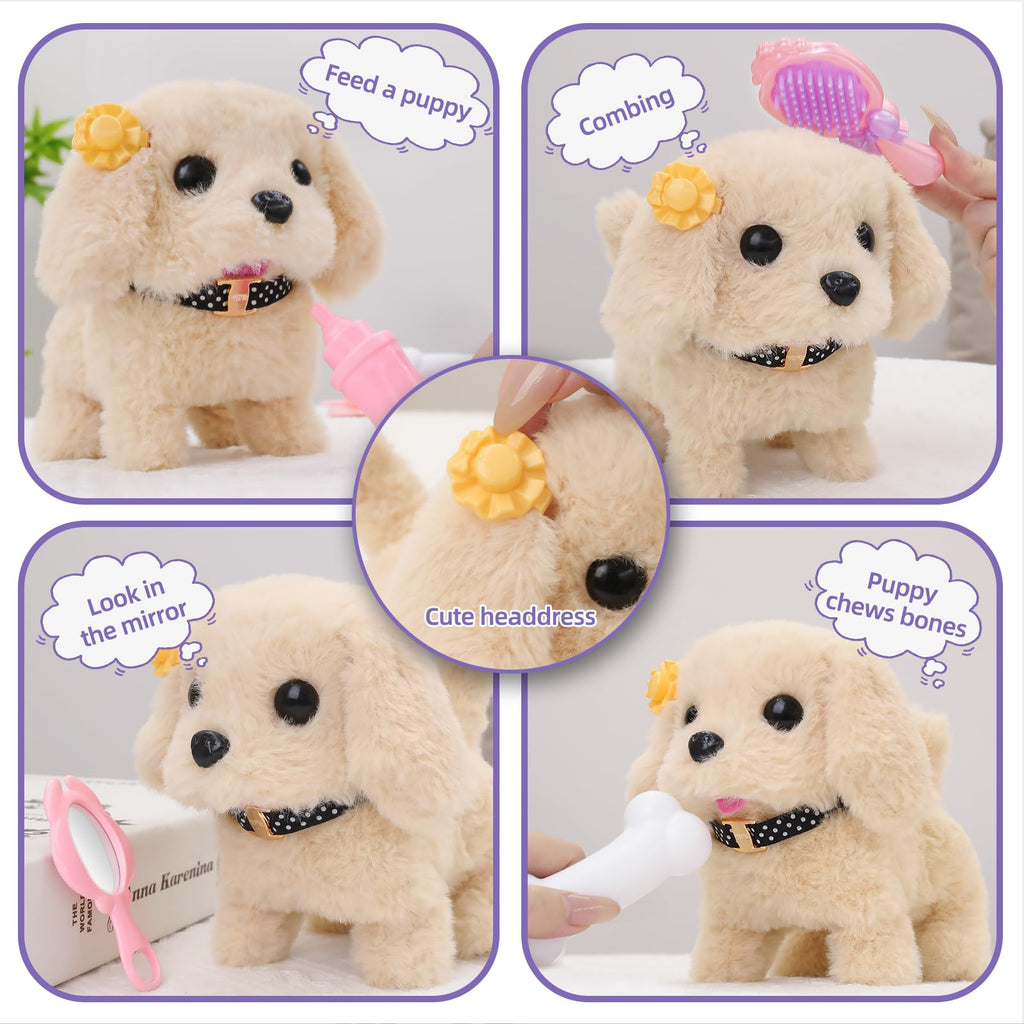 16 Pcs Robot Dog Toys for Girls W472