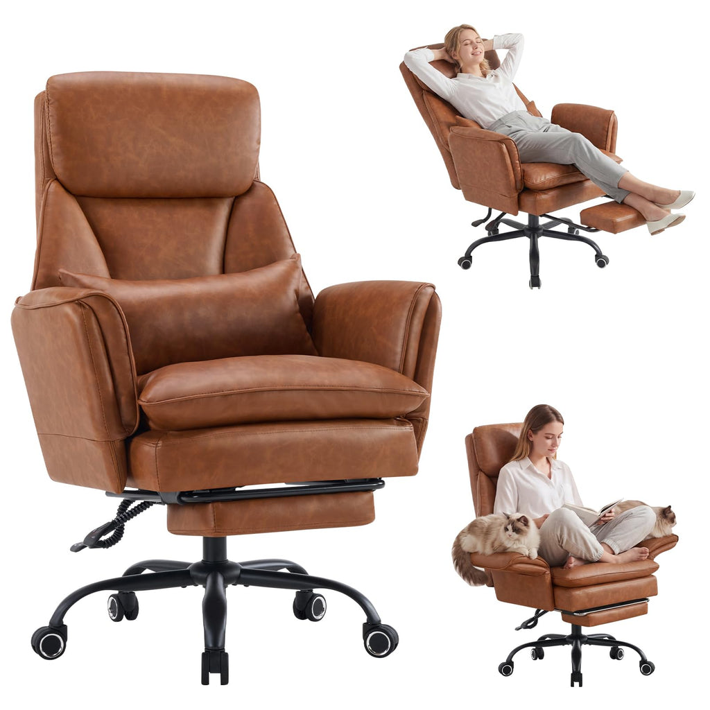 Big and Tall Ergonomic Office Chair with Footrest Y624