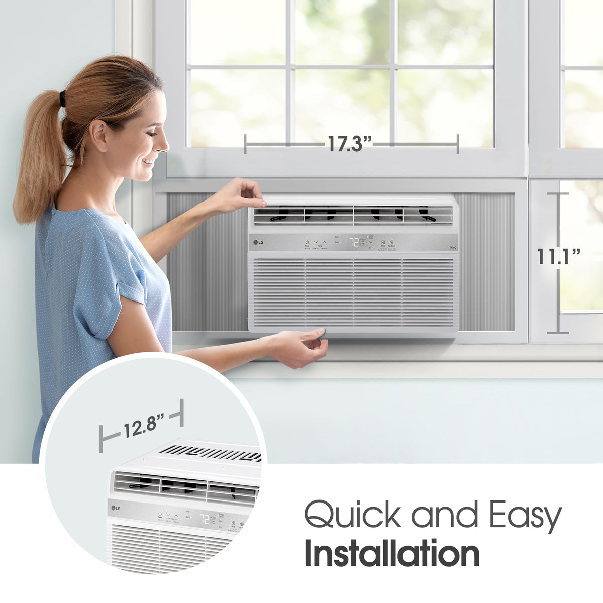 6000 BTU White Window Air Conditioner O517
