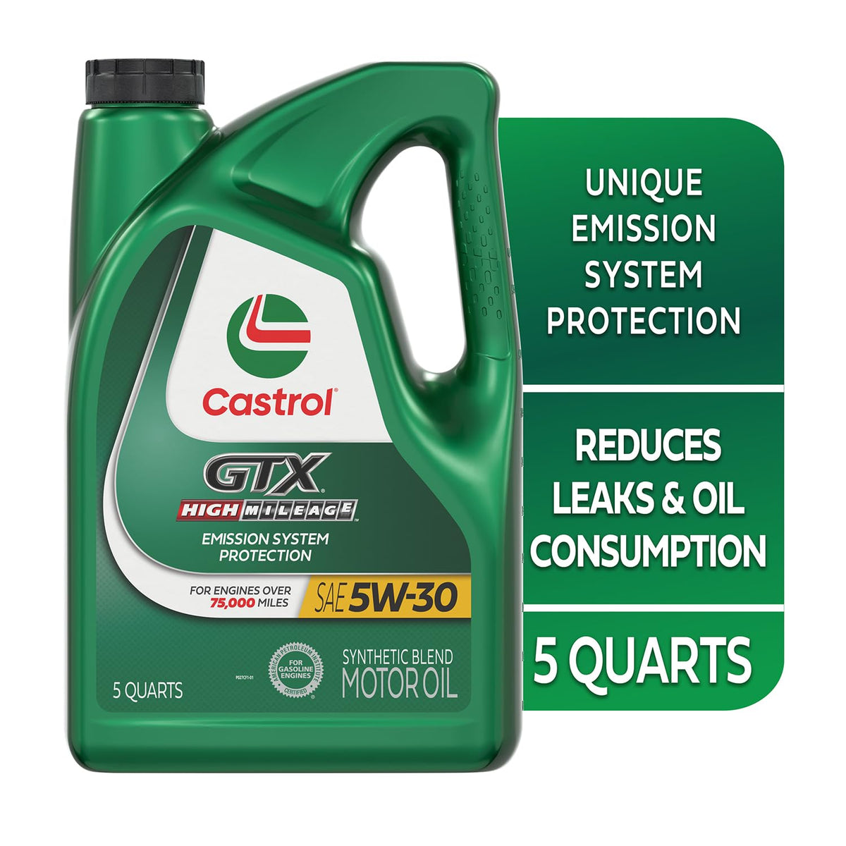 5W-30 Synthetic Blend Motor Oil, 5 Quarts J6777