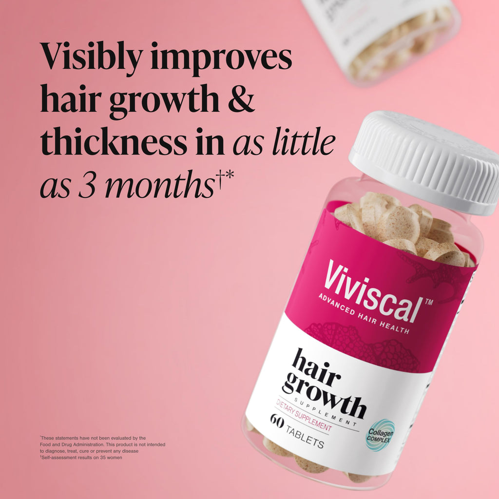 Hair Growth Supplements for Women, 60 Tablets C7900