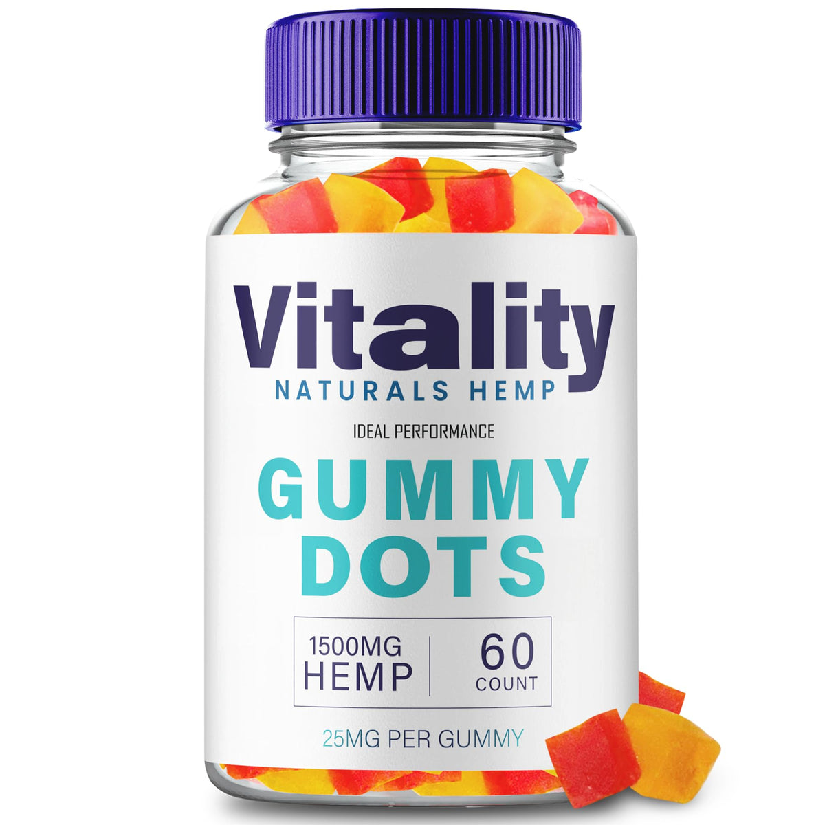 Hemp Gummies with Hemp Seeds Organic Extract 60 Gummies E401728