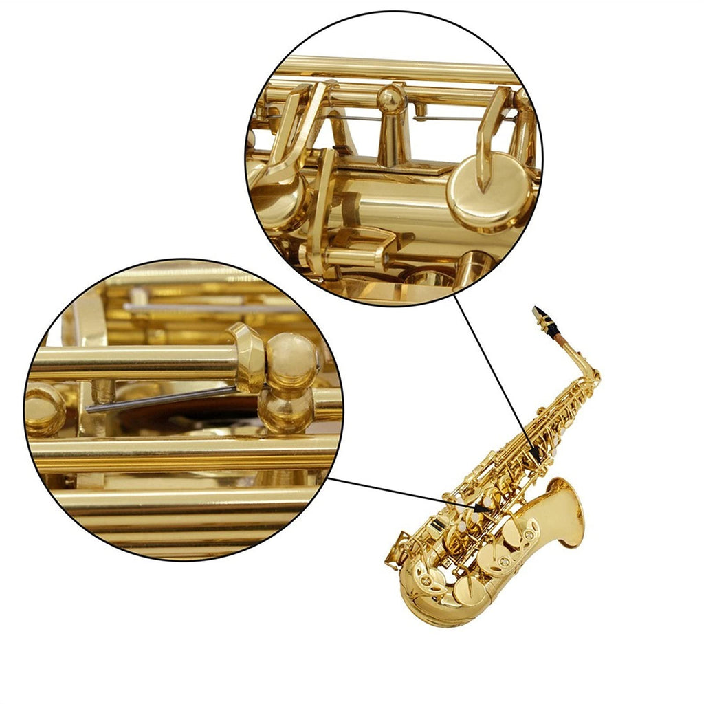 Golden E Flat Alto Saxophone Set X878