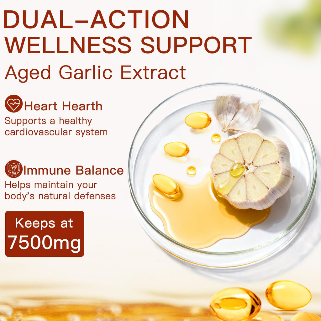 Odorless Organic Aged Garlic Extract Capsules Y604405