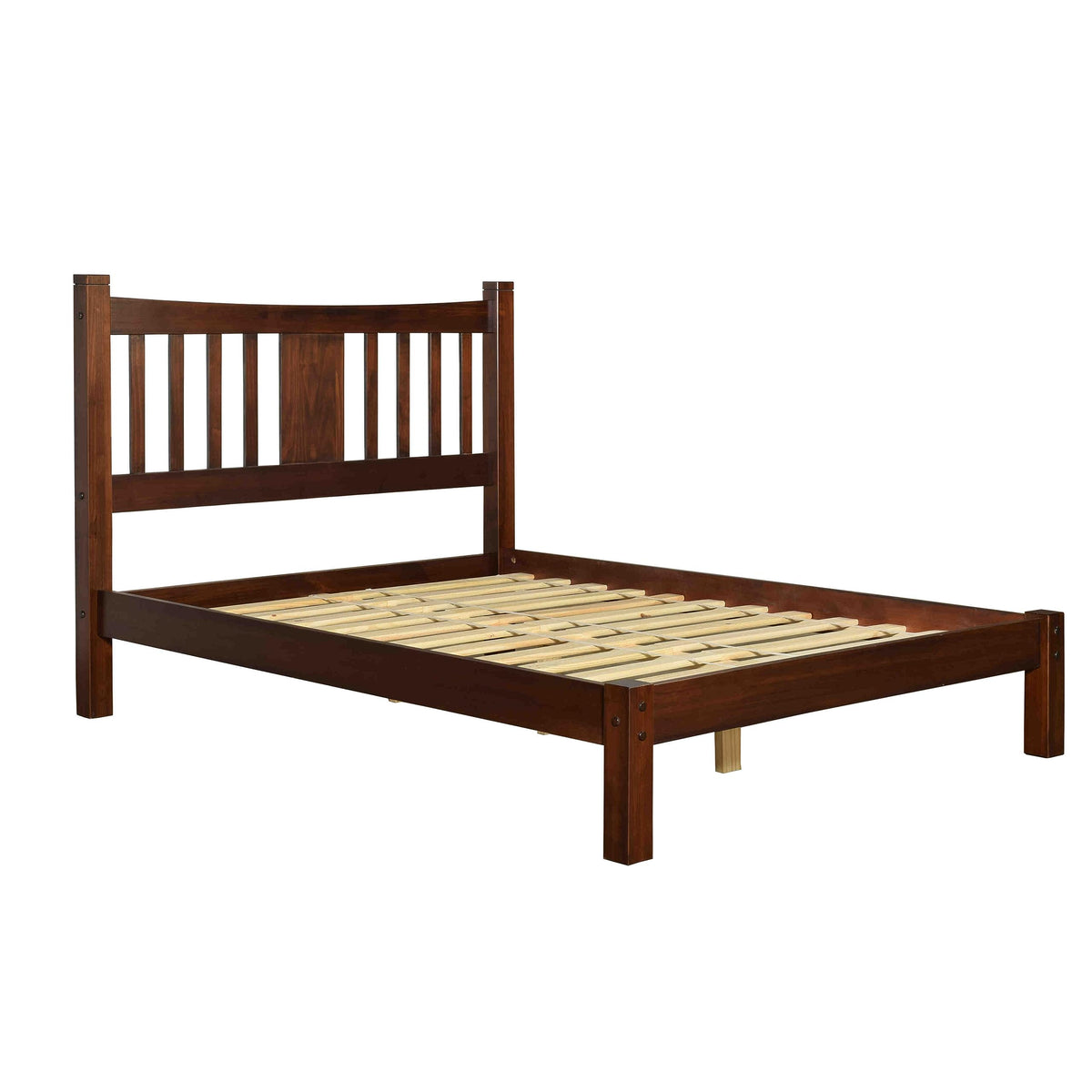 King Size Cherry Solid Wood Platform Bed U717937
