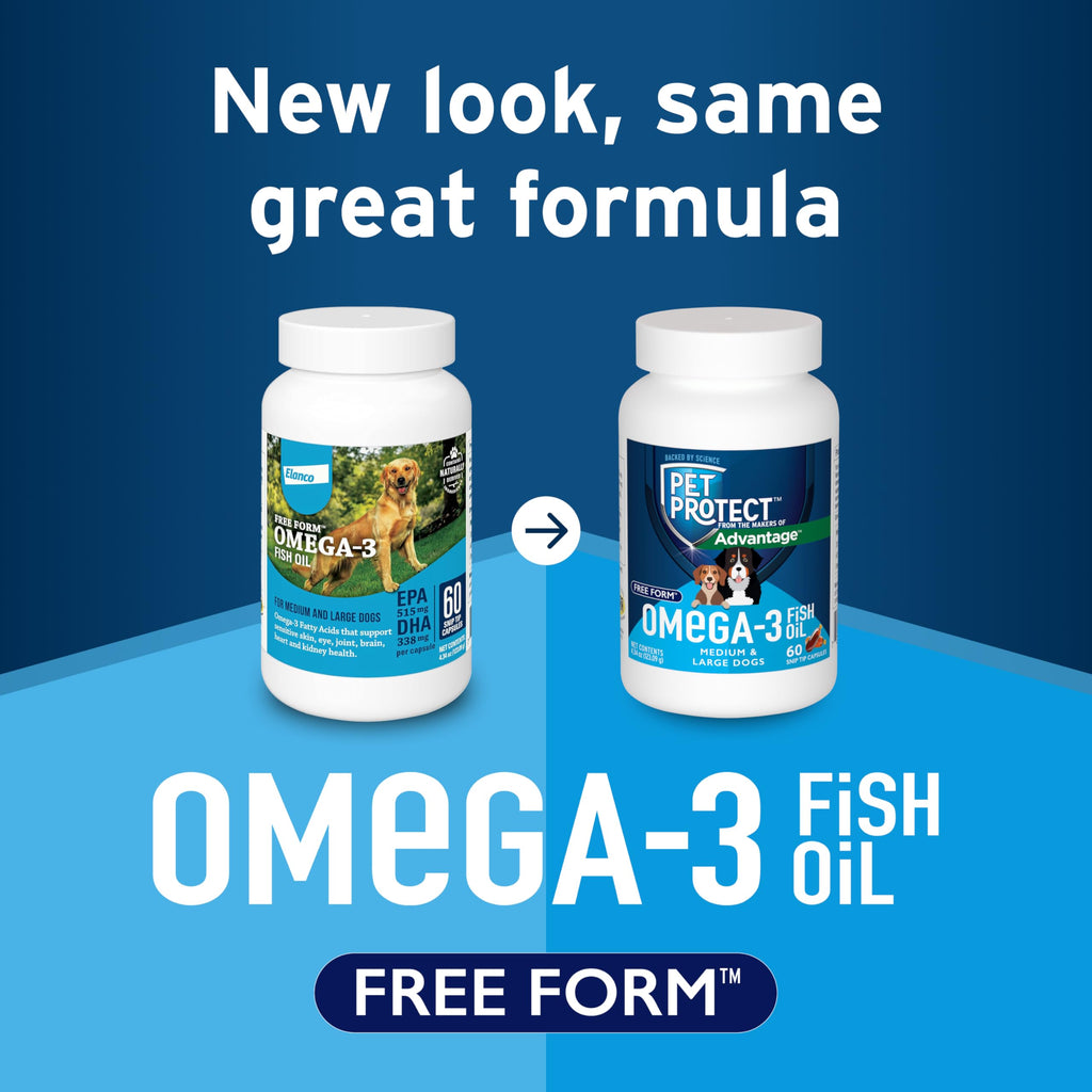 Small Dog Flea and Tick Treatment 6-Mo Supply + Omega 3 Supplement 60 Capsules J99432