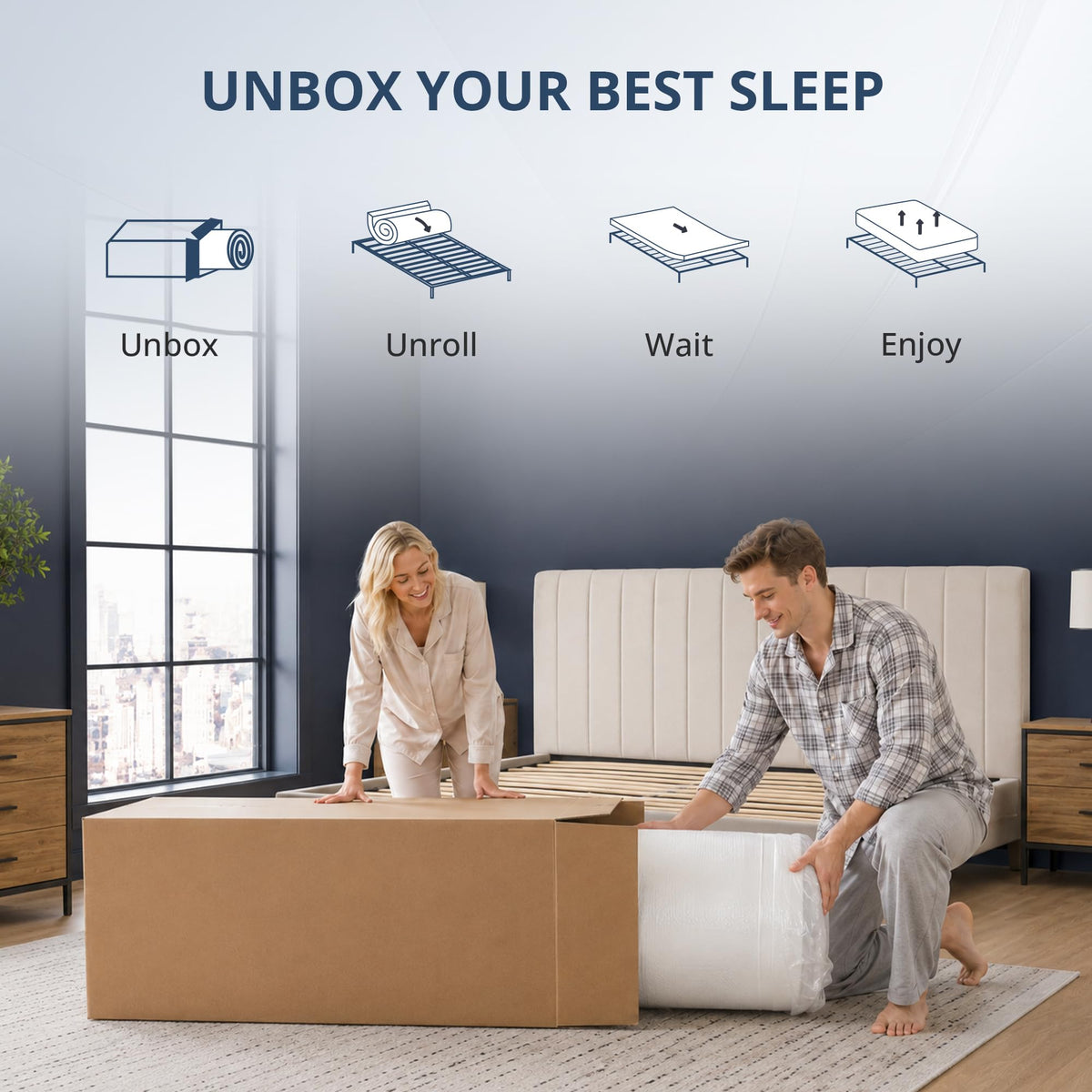 Twin 6 Inch Gel Memory Foam Mattress R93758