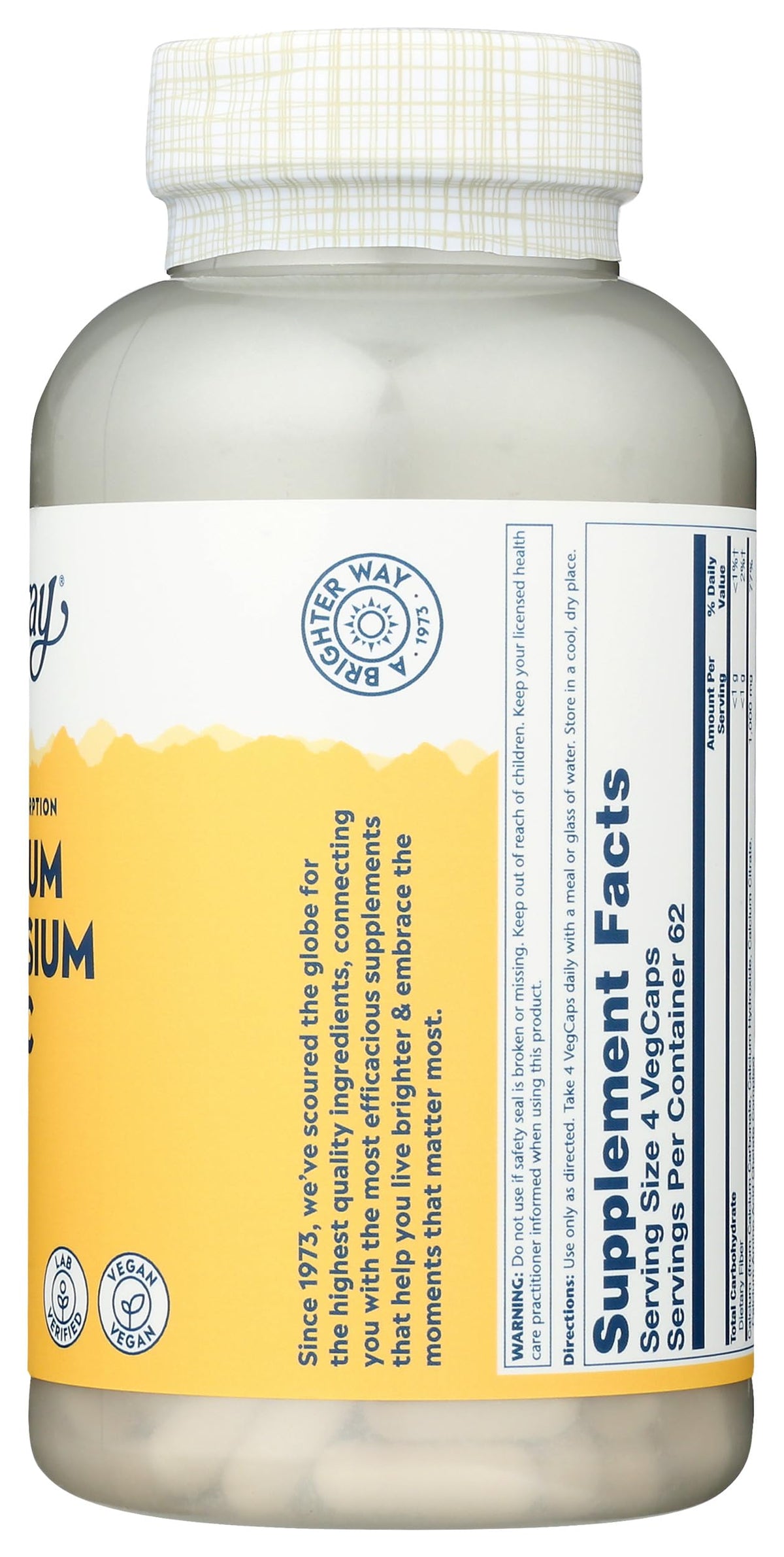 Calcium Magnesium Zinc Capsules 250 Count F898