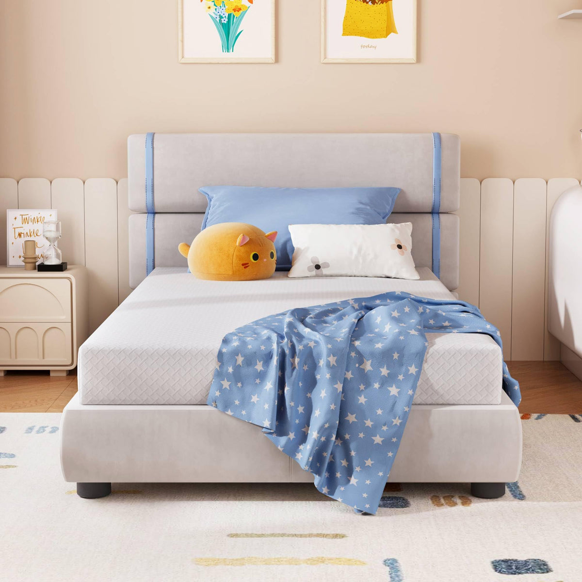 5 Inch Green Tea Memory Foam Twin Mattress J7799