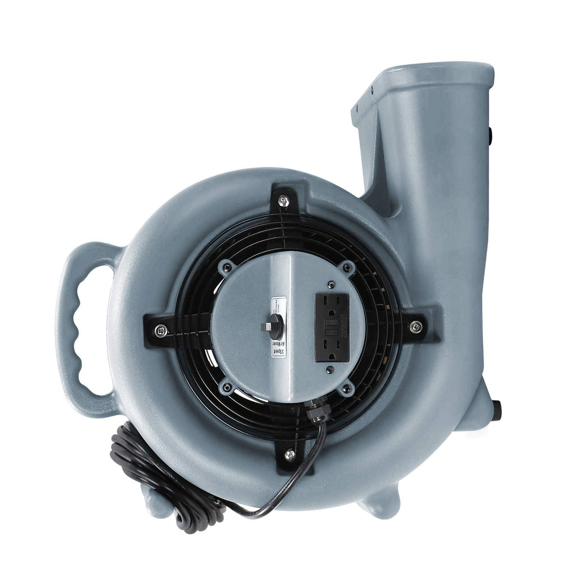 3 Speed 1/3 HP Industrial Floor Fan with 2 GFCI Outlets U94488