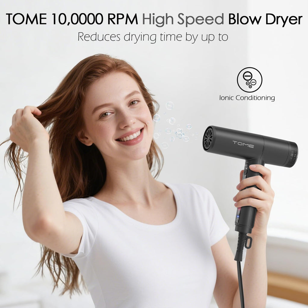1875W Ionic Hair Dryer with 3 Attachments T4906