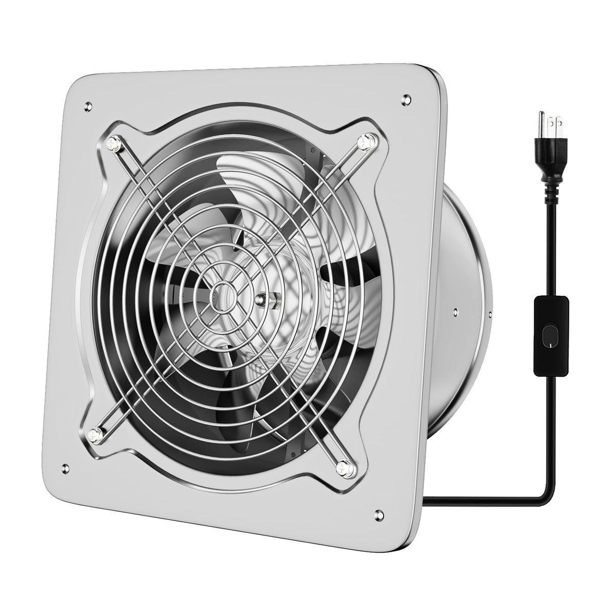 6 inch 308CFM Wall Mounted Exhaust Fan with Check Valve J24531