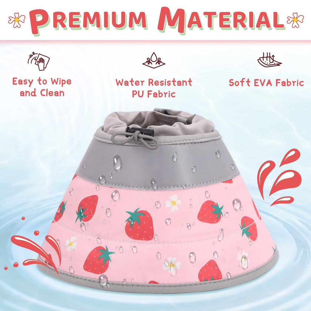 Soft Adjustable Foldable Cat Cone Collar Q776000