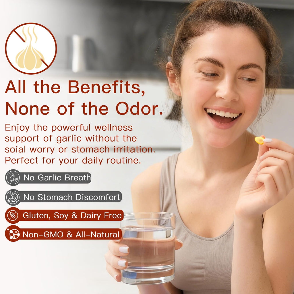 Odorless Organic Aged Garlic Extract Capsules Y604405