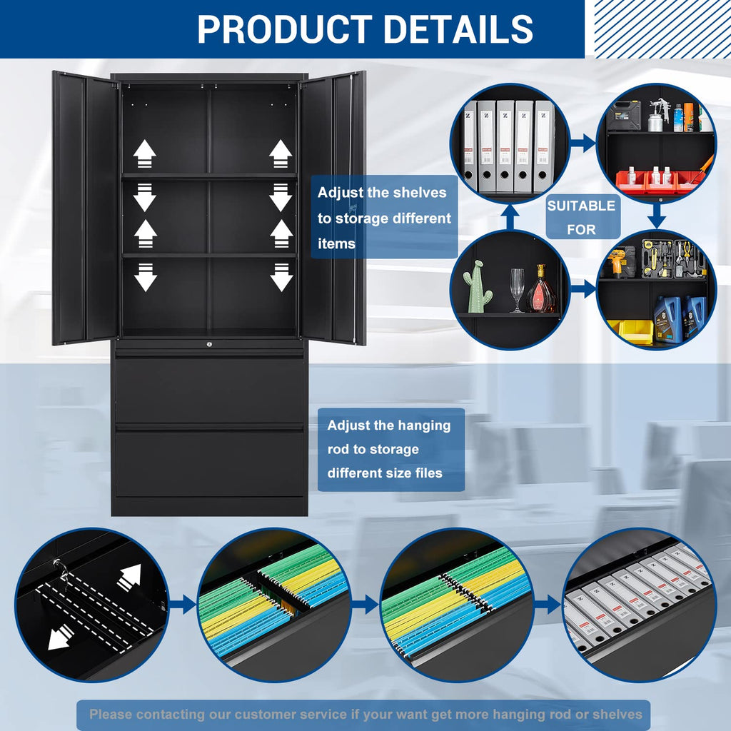Metal Cabinets with Lockable Drawers and Doors X3168