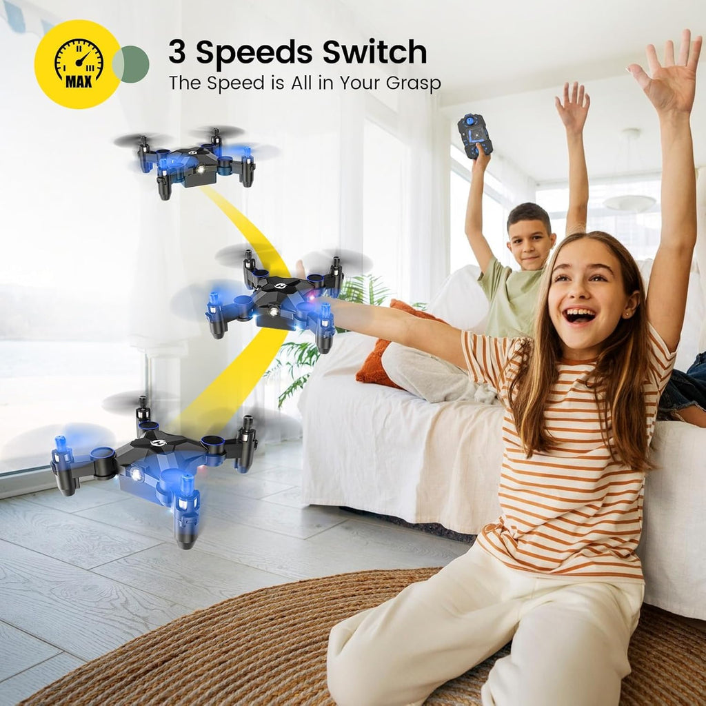 Foldable Mini Drone Blue P2952