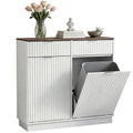 20 Gallon Tilt Out Trash Cabinet with 2 Drawers J61493
