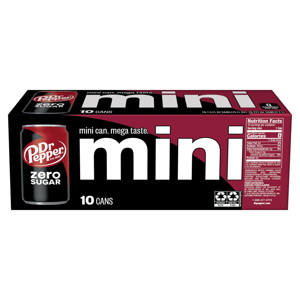 Zero Sugar Soda 7.5 fl oz 10 Pack K289482