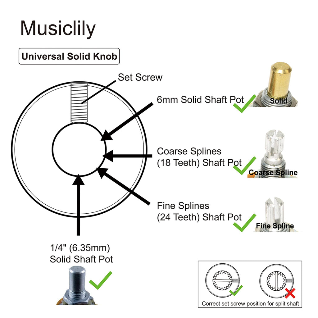 1/4 Inch Steel Dome Knob with Set Screw Black 2Pcs O536330