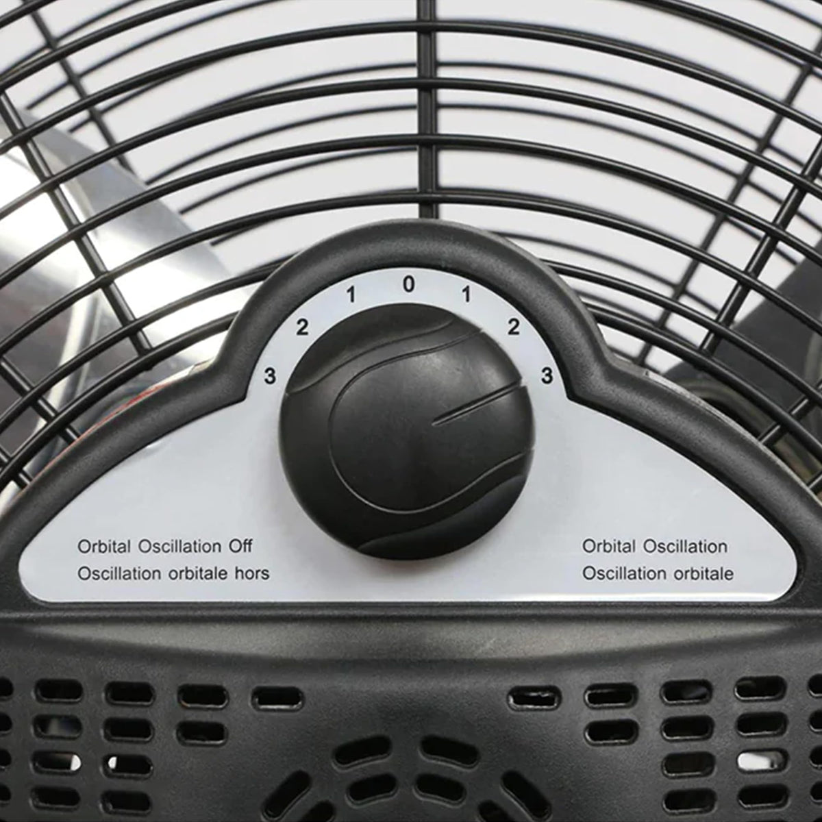 High Velocity Metal Orbital Floor Fan, 3 Speeds, Black, 20in J693729