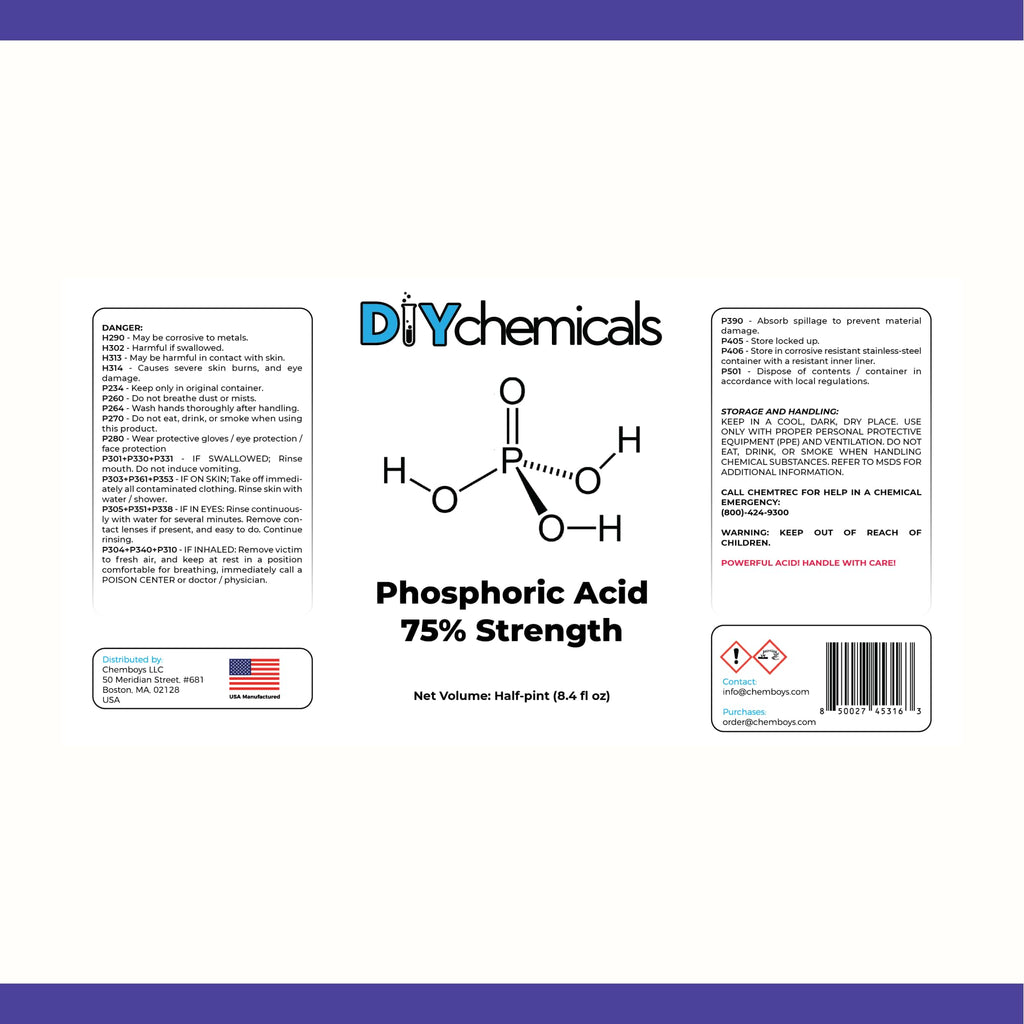Phosphoric Acid 75% 1 Pint O5951
