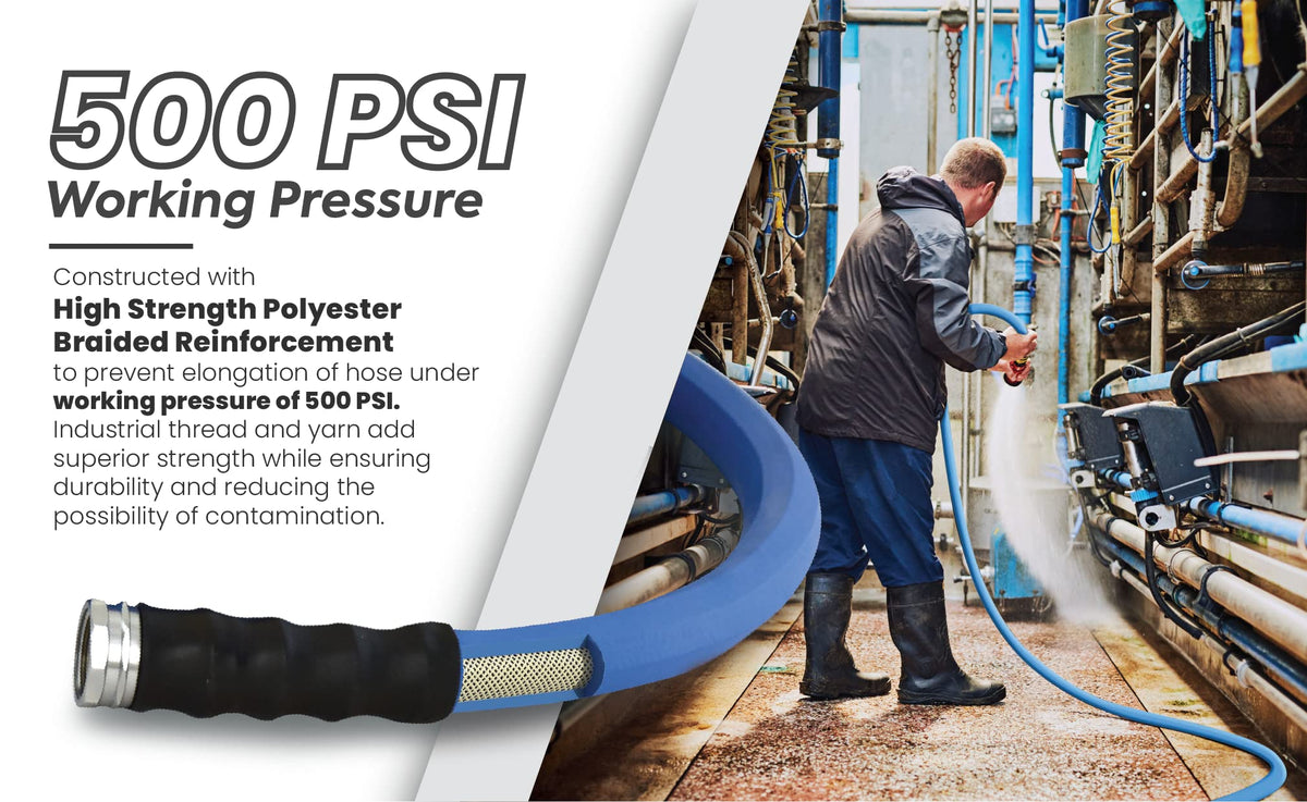 5/8" x 100' Rubber Garden Hose G4271