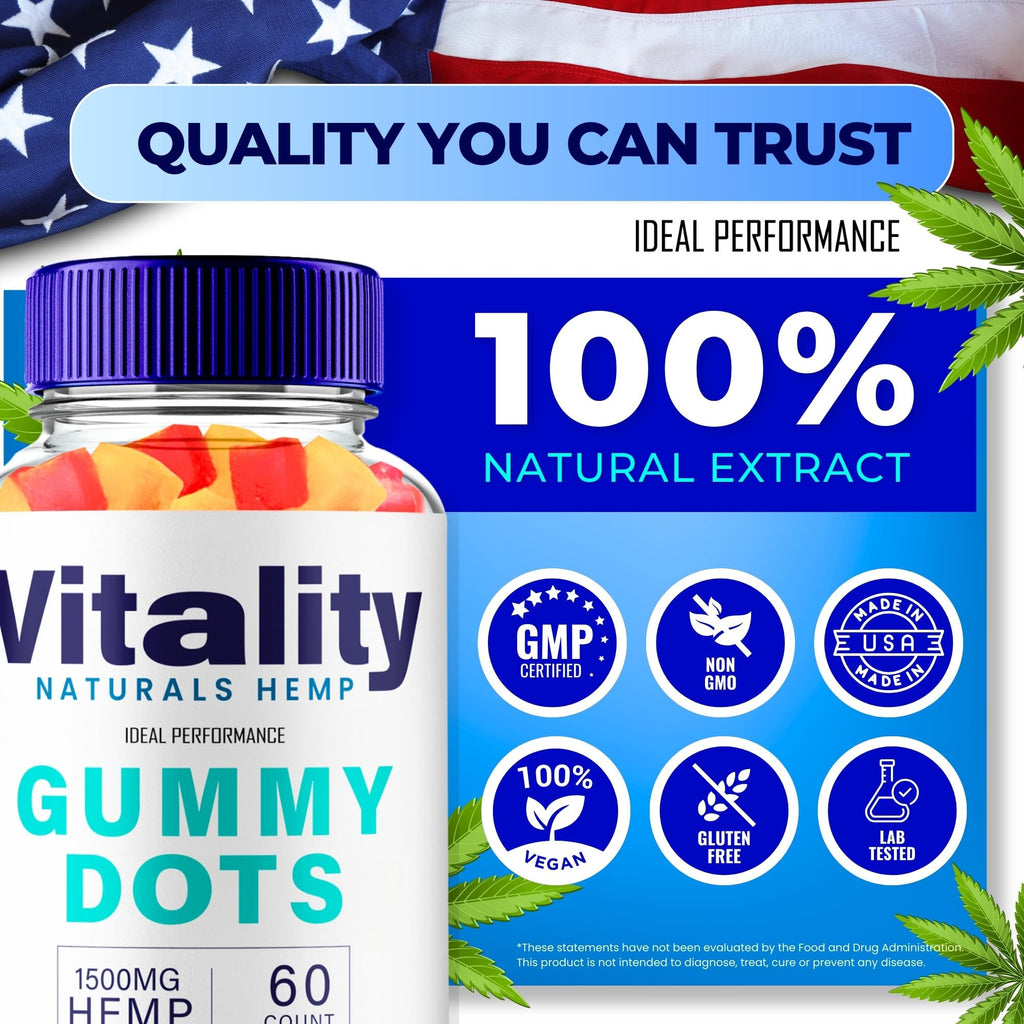 Hemp Gummies with Hemp Seeds Organic Extract 60 Gummies E401728
