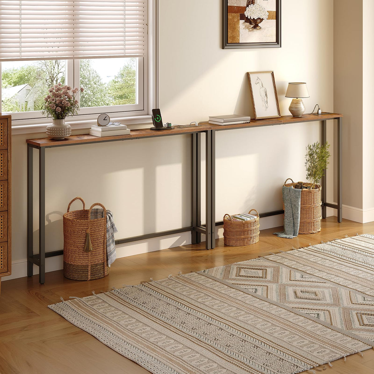 47.2" Narrow Console Table with Power Outlet B771