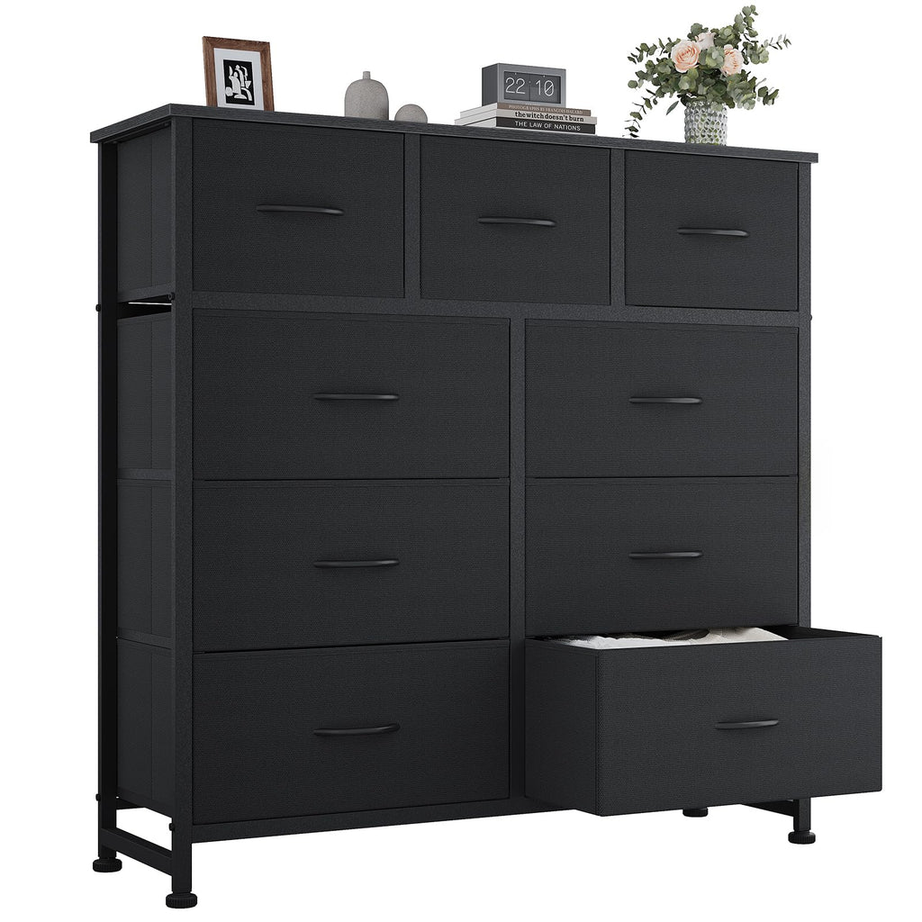 Black 9 Drawer Dresser S53091