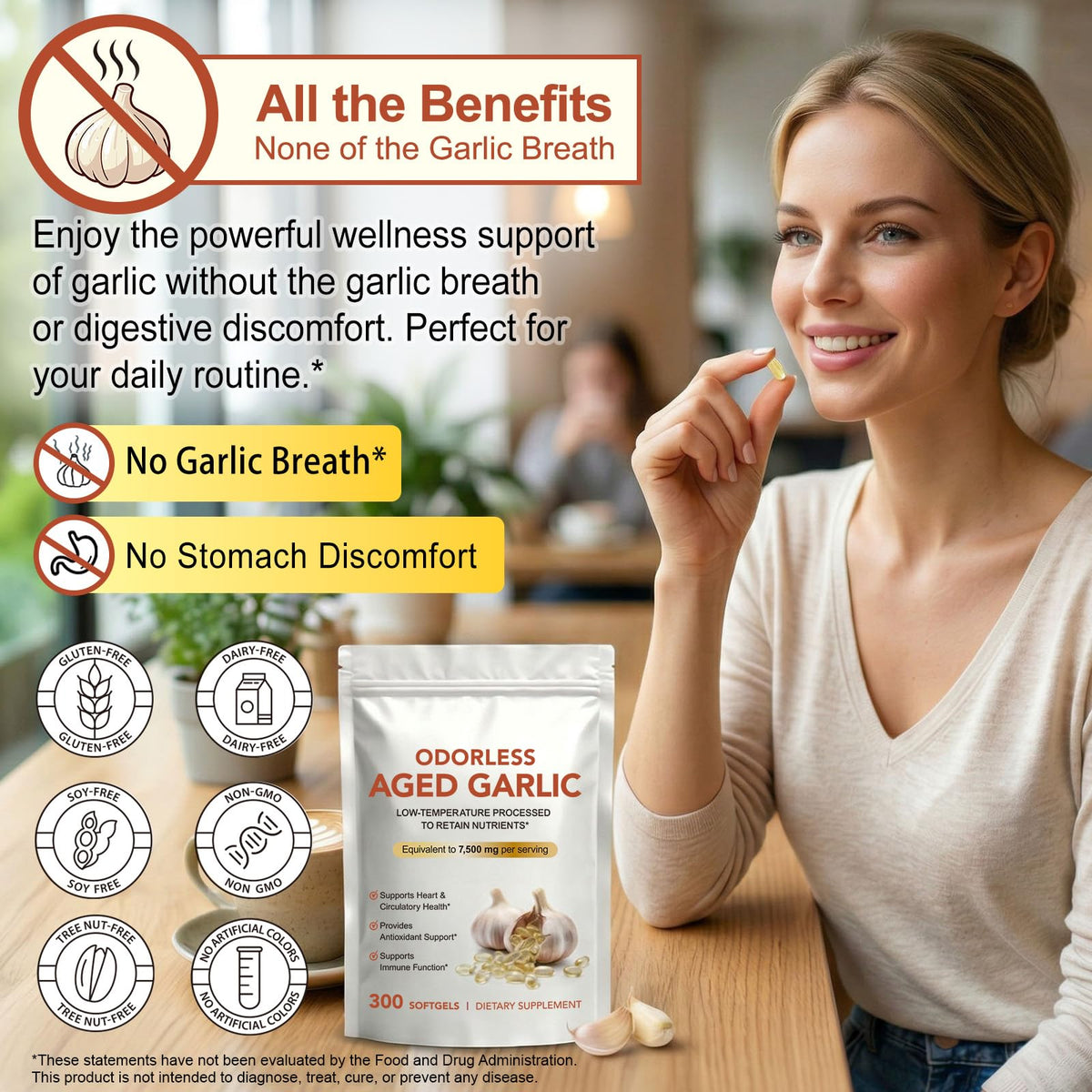 Aged Garlic Extract Capsules 15:1 Concentrated Formula 2 Pack I564