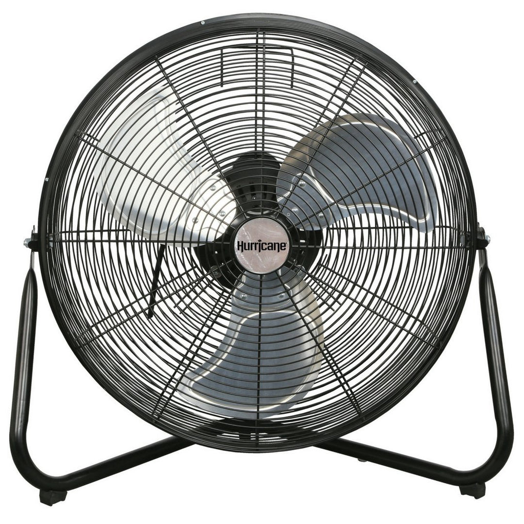 High Velocity Metal Orbital Floor Fan, 3 Speeds, Black, 20in J693729