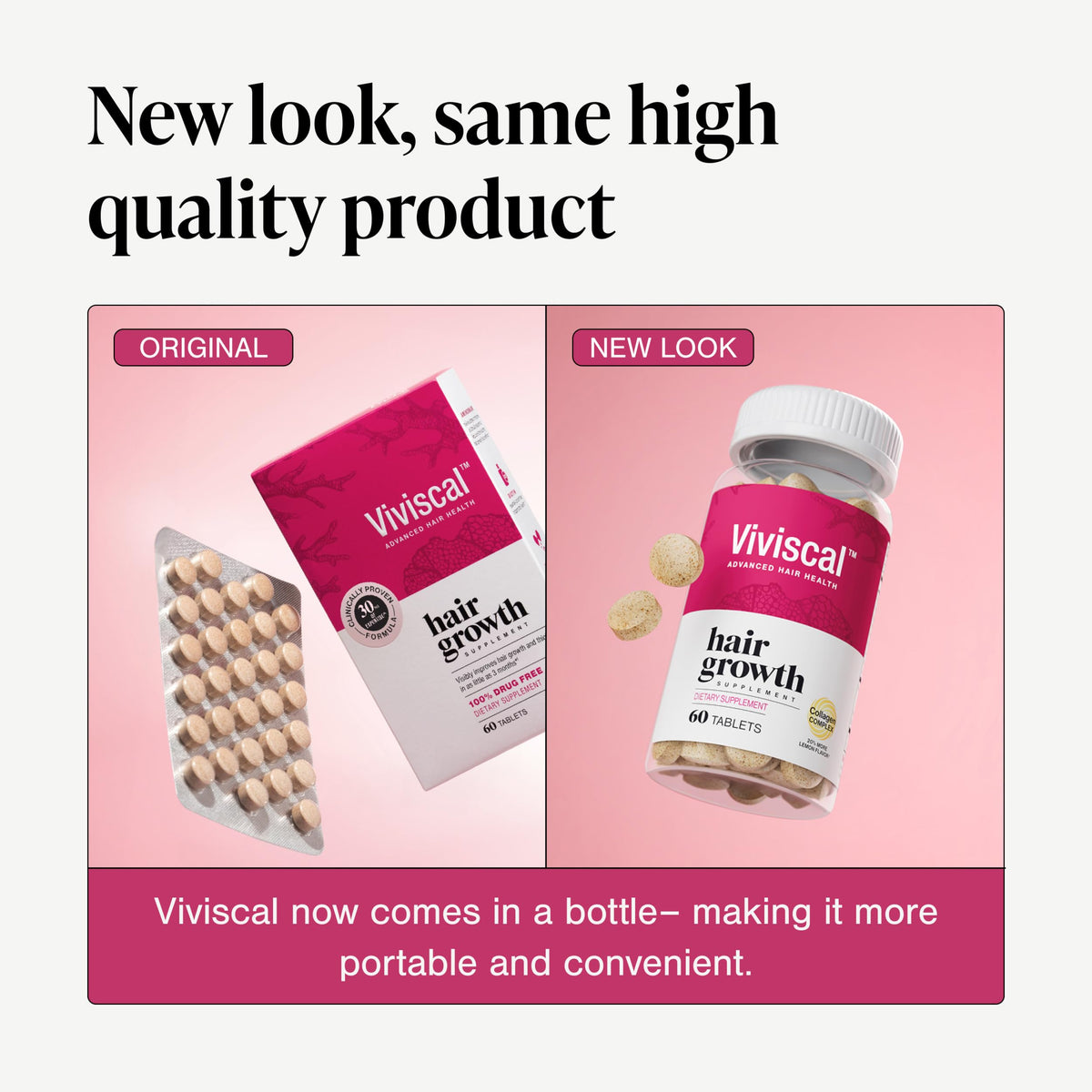 Hair Growth Supplements for Women, 60 Tablets C7900