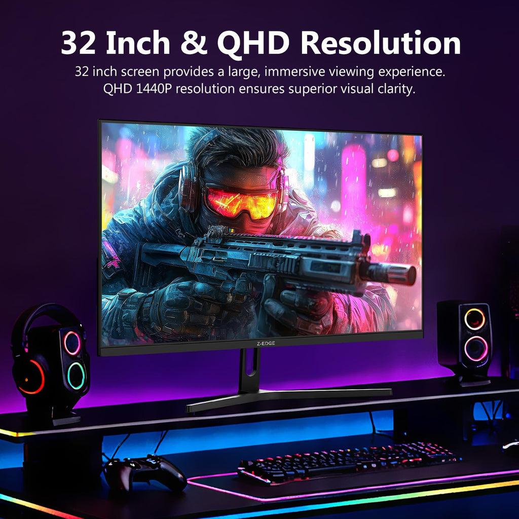 32 inch IPS Gaming Monitor QHD 1440P 200Hz X6414