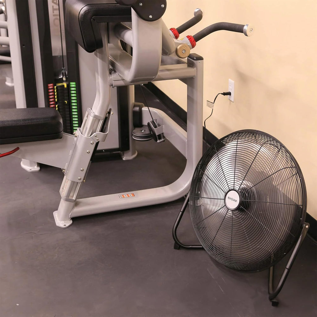 High Velocity Metal Orbital Floor Fan, 3 Speeds, Black, 20in J693729