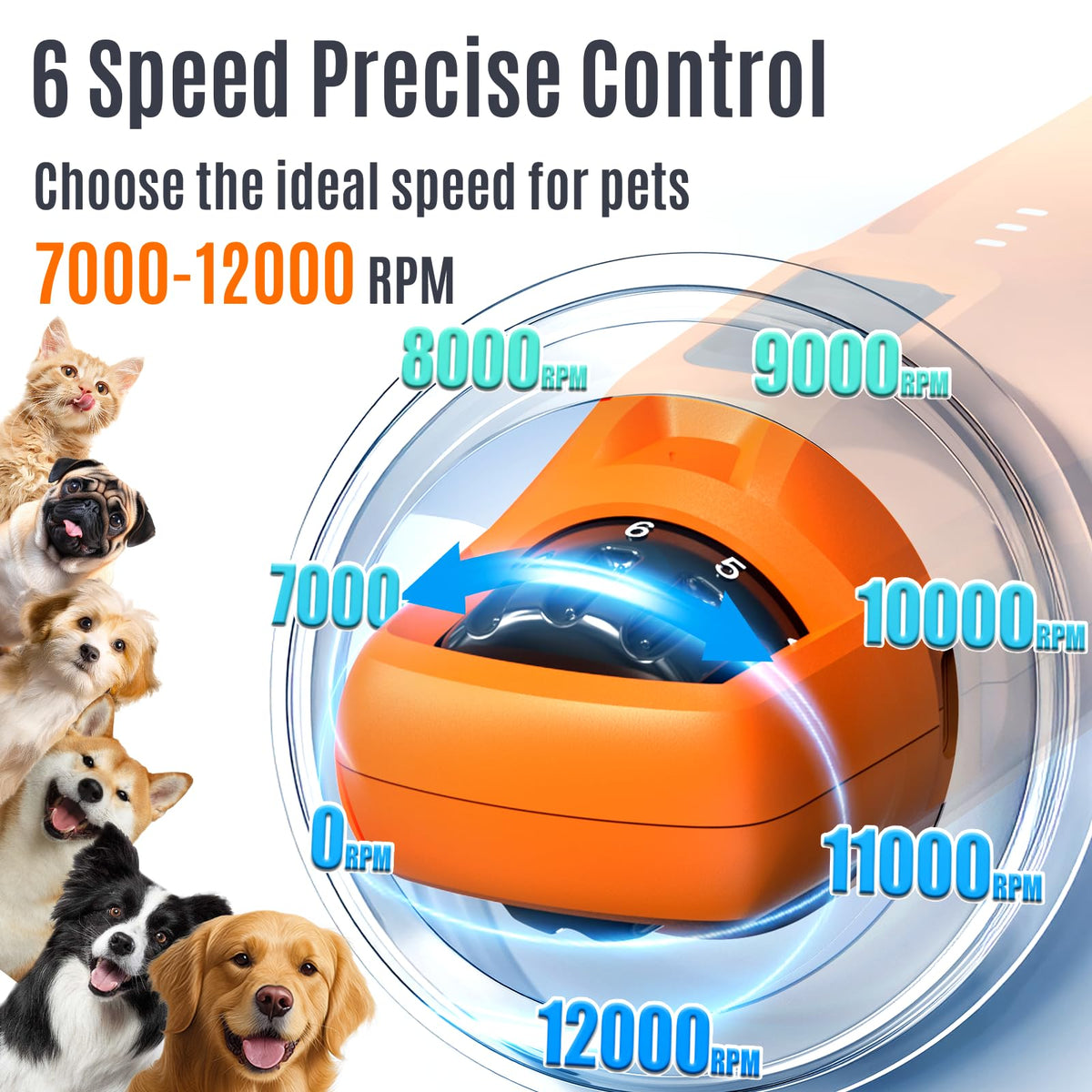 6-Speed Dog Nail Grinder G5808