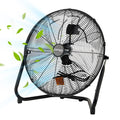 20" High Velocity Floor Fan, 4800 CFM Heavy Duty Industrial Metal Fan with 3 Speeds J5570