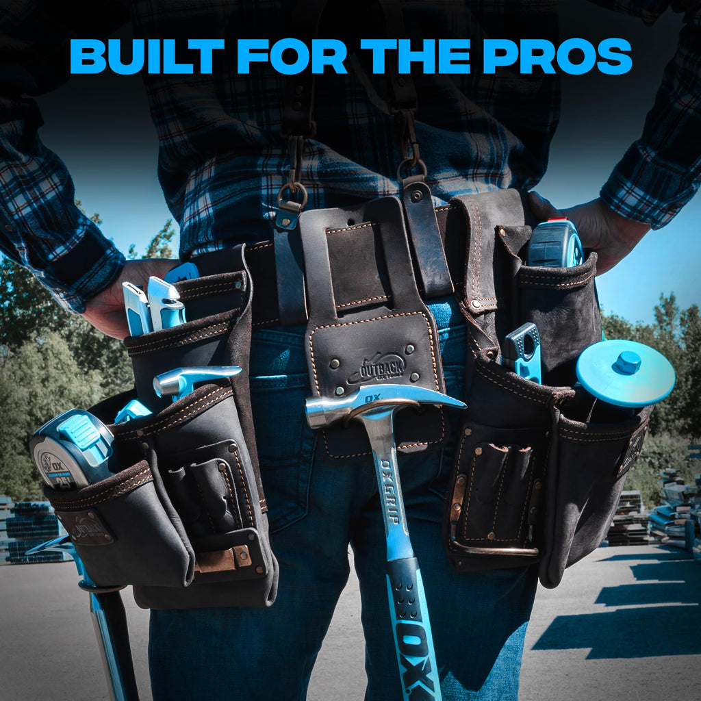 Leather Tool Belt with Suspenders S1179