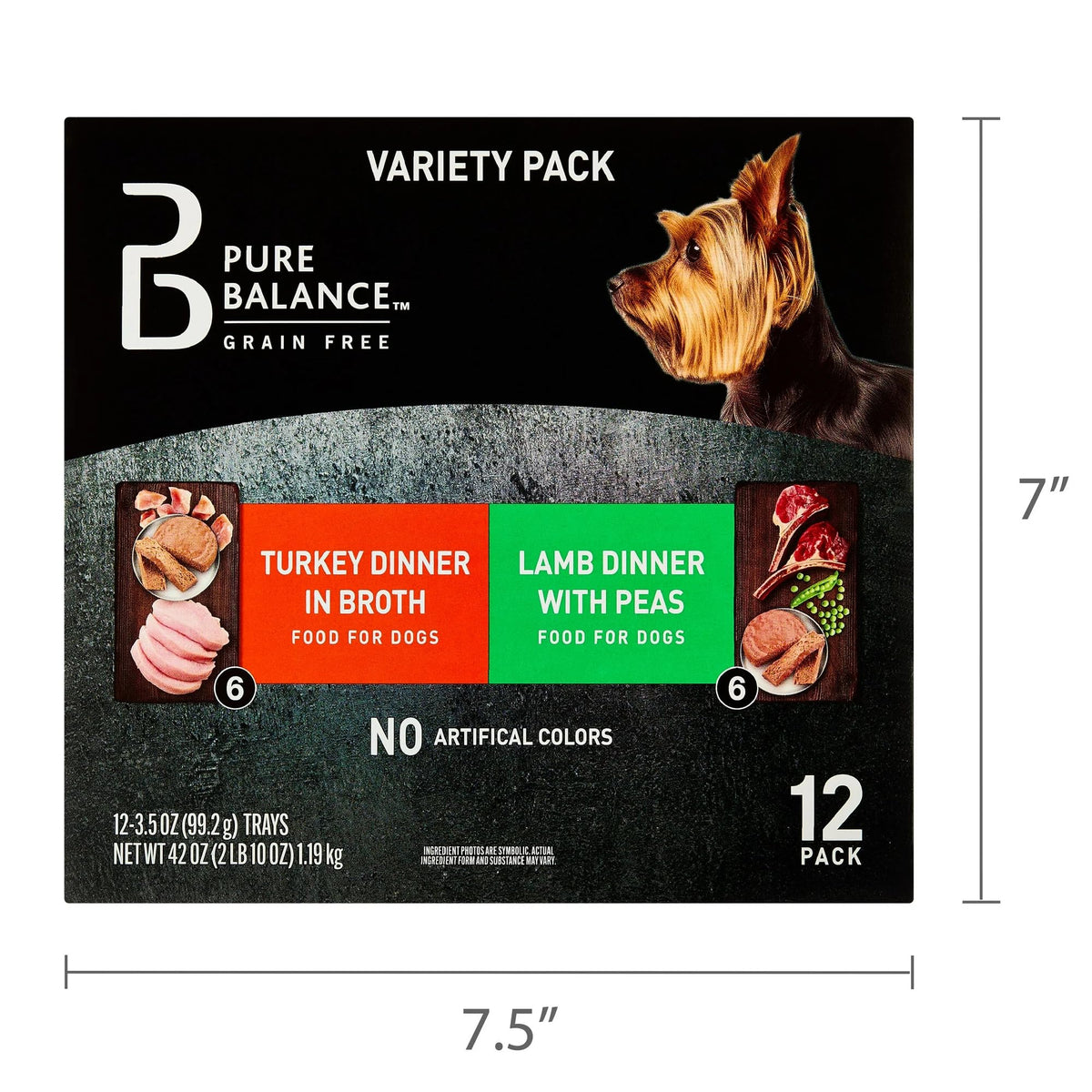 Grain-Free Wet Dog Food Variety Pack, 24 Count, 3.5 oz Trays N5863