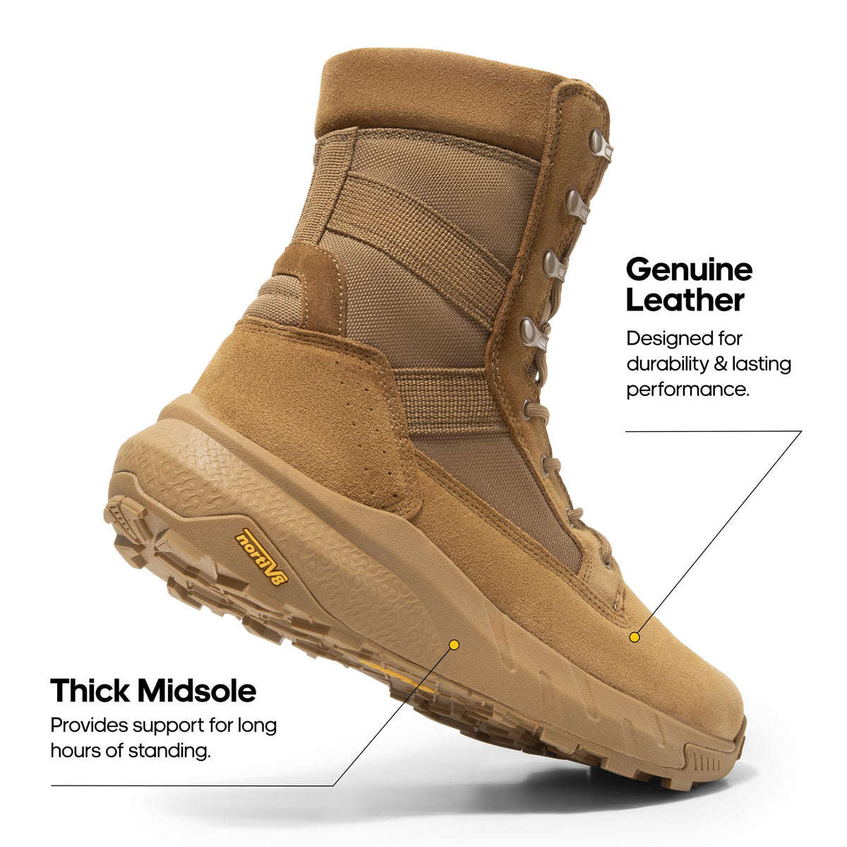 Men's Breathable Tactical Work Boots X6734