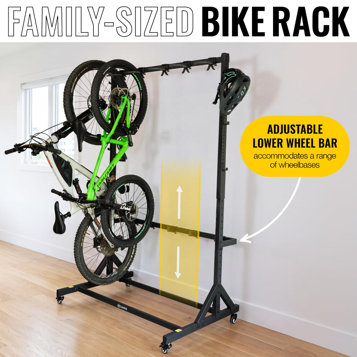 Freestanding 5-Bike Rack D1387