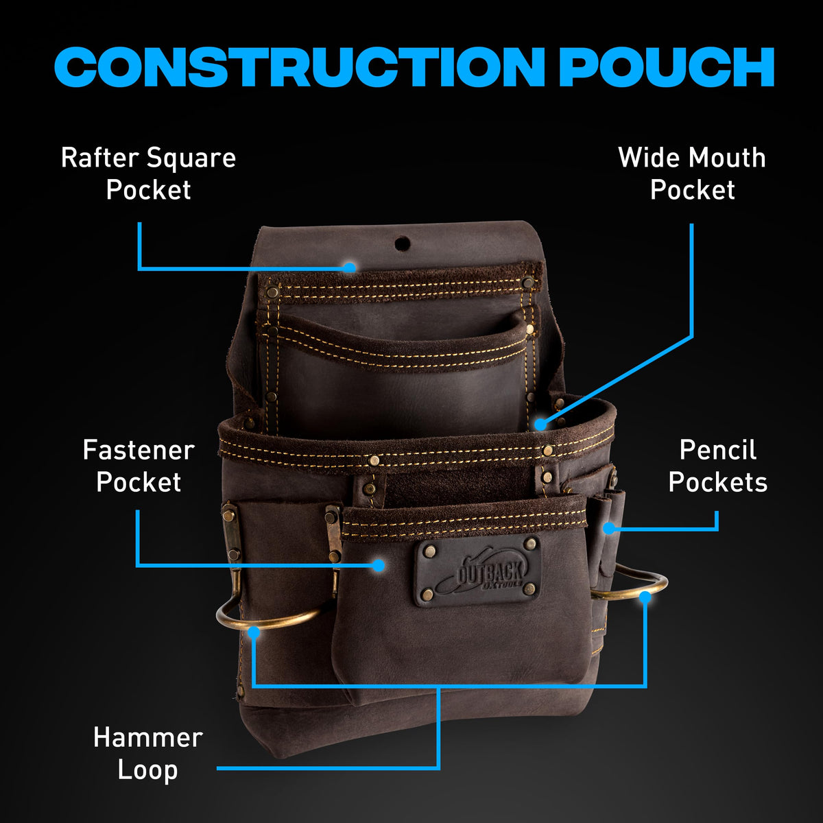 Leather Tool Belt with Suspenders S1179