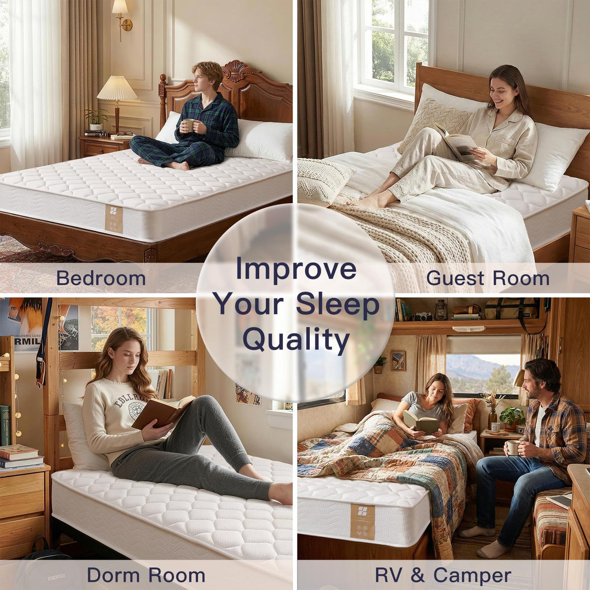 6 Inch Twin Mattress with Bonnell Spring I681
