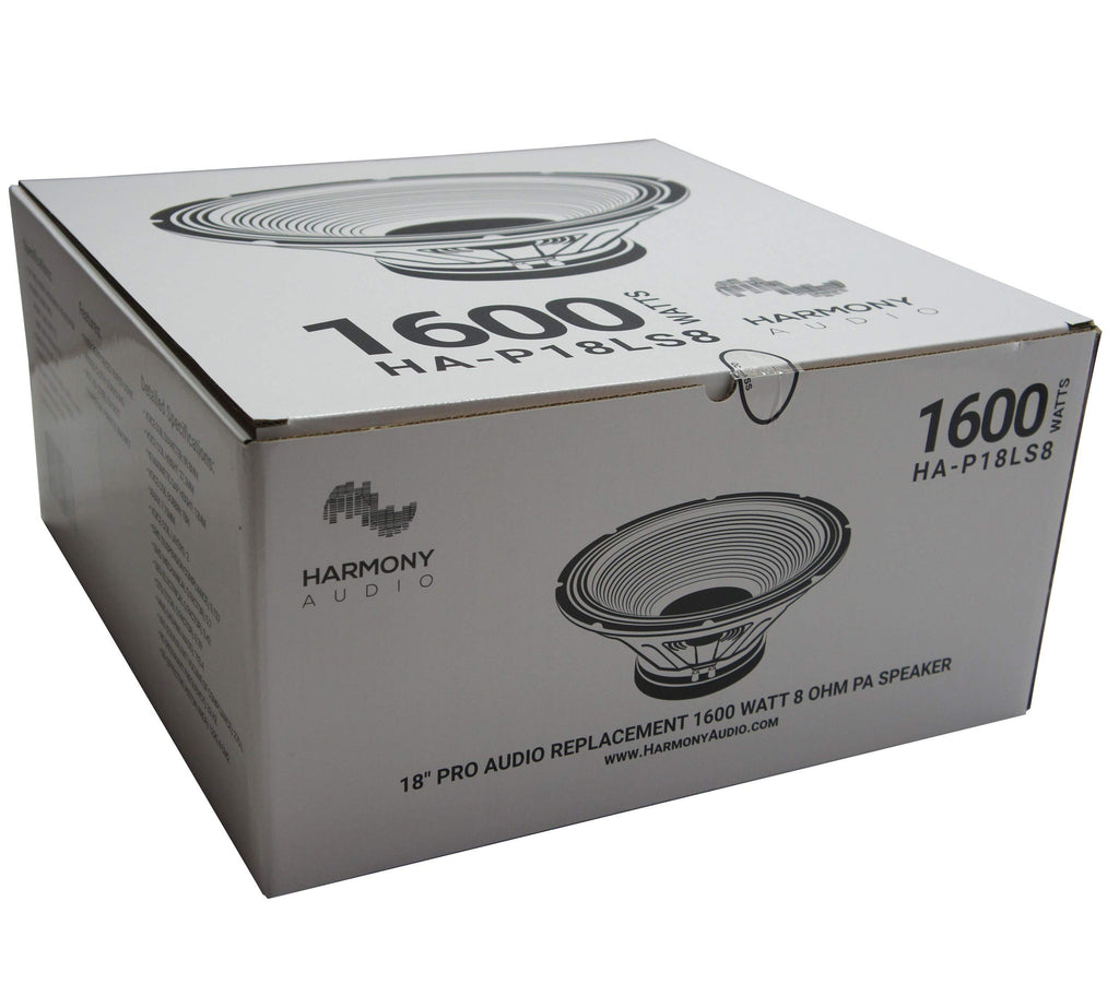 18" Replacement Subwoofer 1600W 8 Ohm Y8151