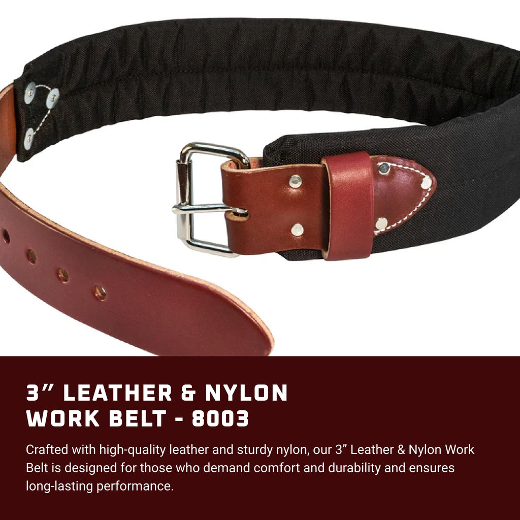 3" Leather & Nylon Tool Belt F14887