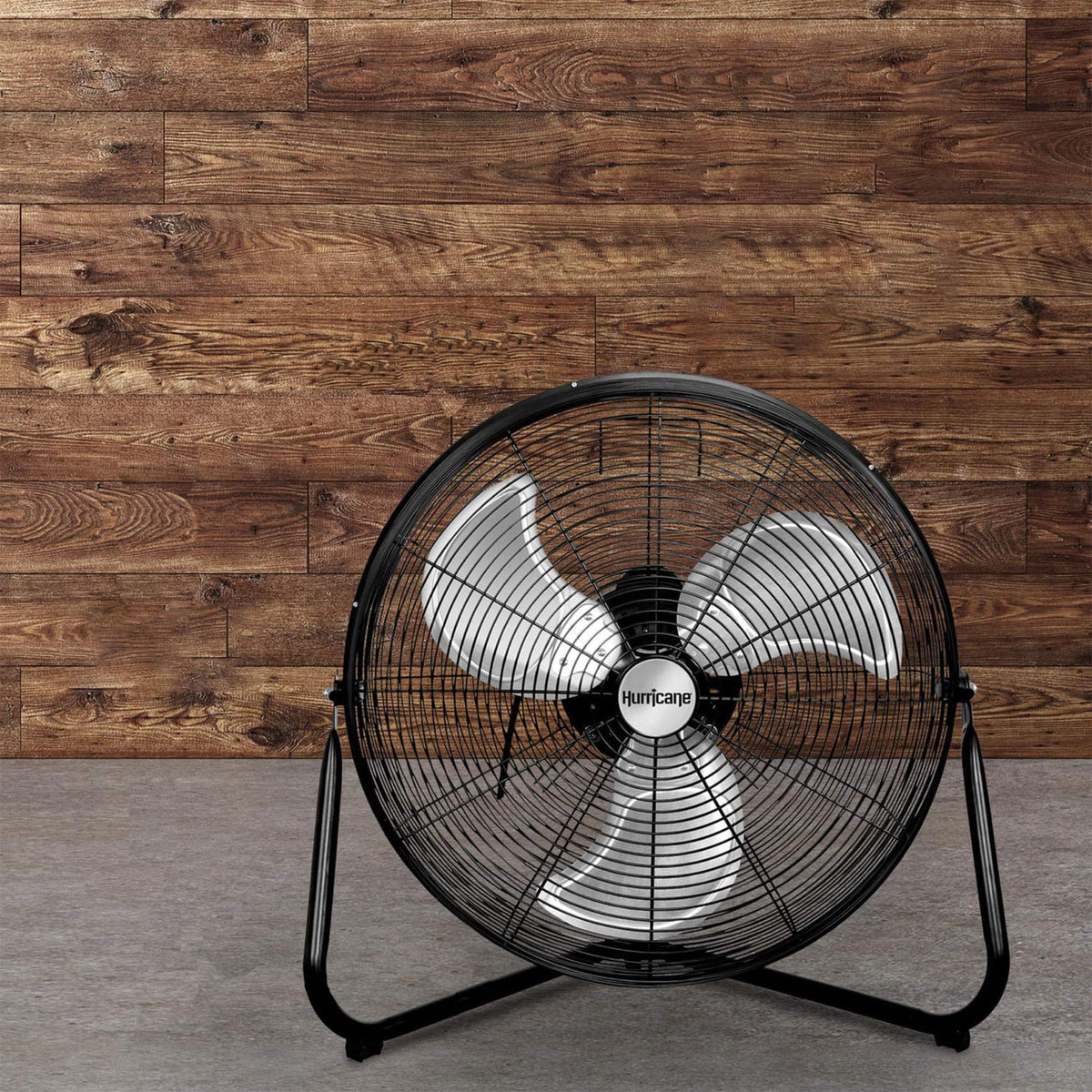 High Velocity Metal Orbital Floor Fan, 3 Speeds, Black, 20in J693729