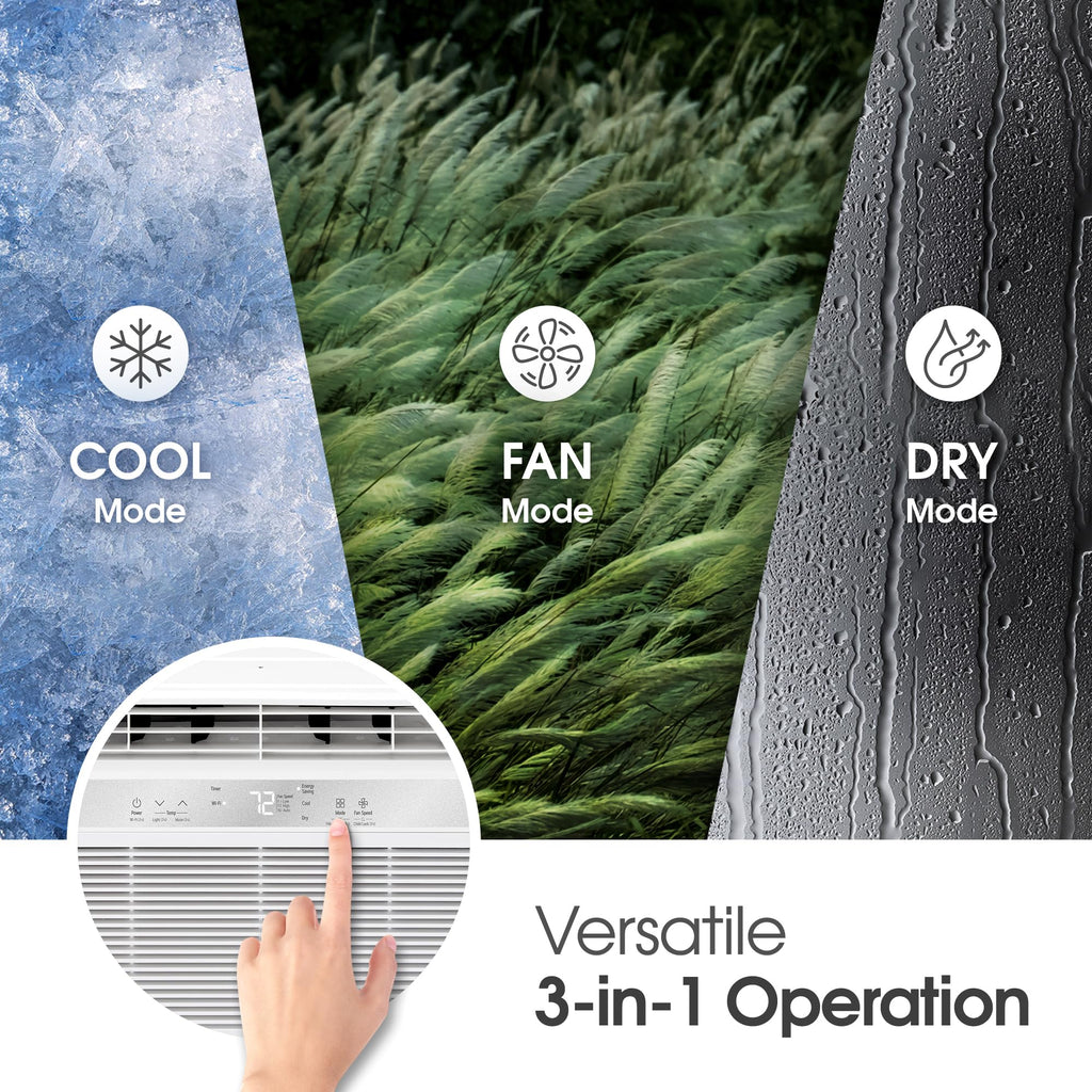 6000 BTU White Window Air Conditioner O517