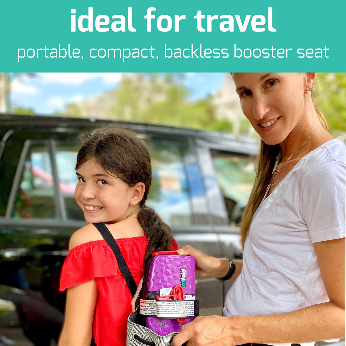 Backless Booster Seat with Carry Bag Q3319