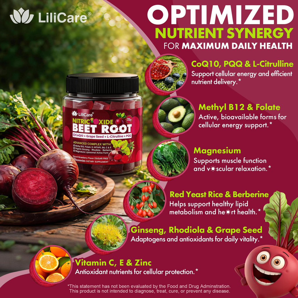 Beet Root Gummies 1500mg Pack of 2 E59736